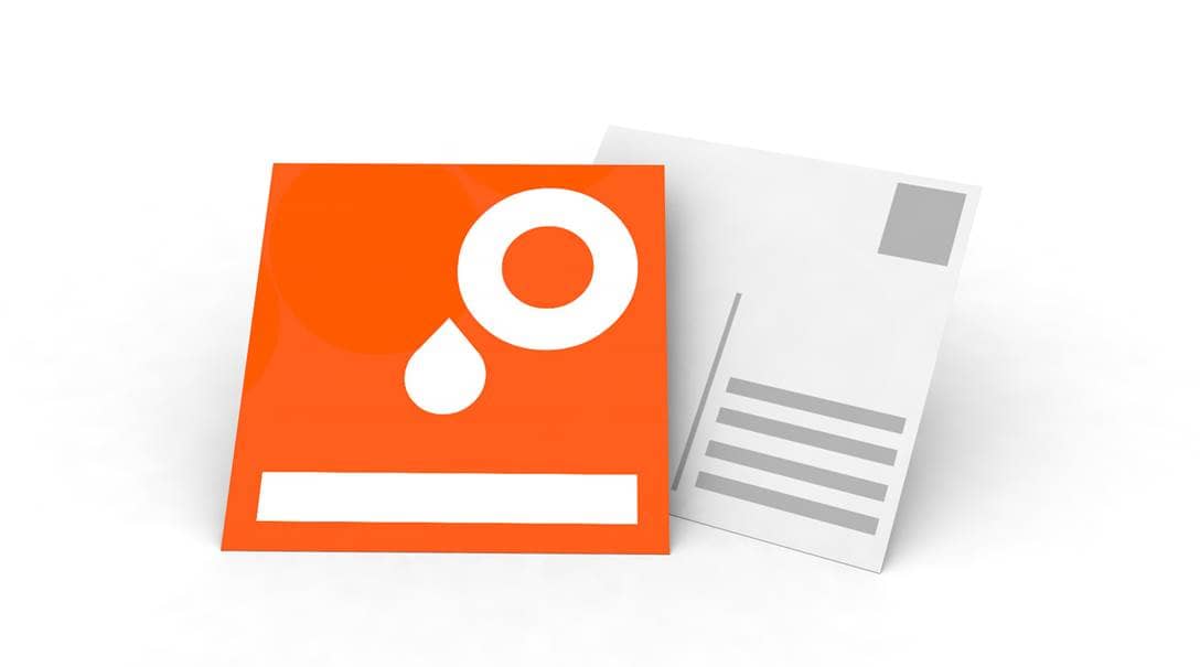 Cartes postales carrées