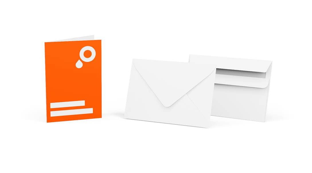 Cartes de vœux A6 avec enveloppes