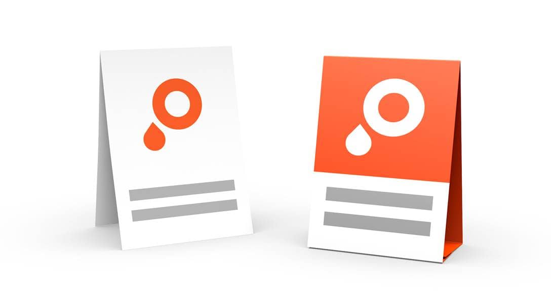 Présentoir de table