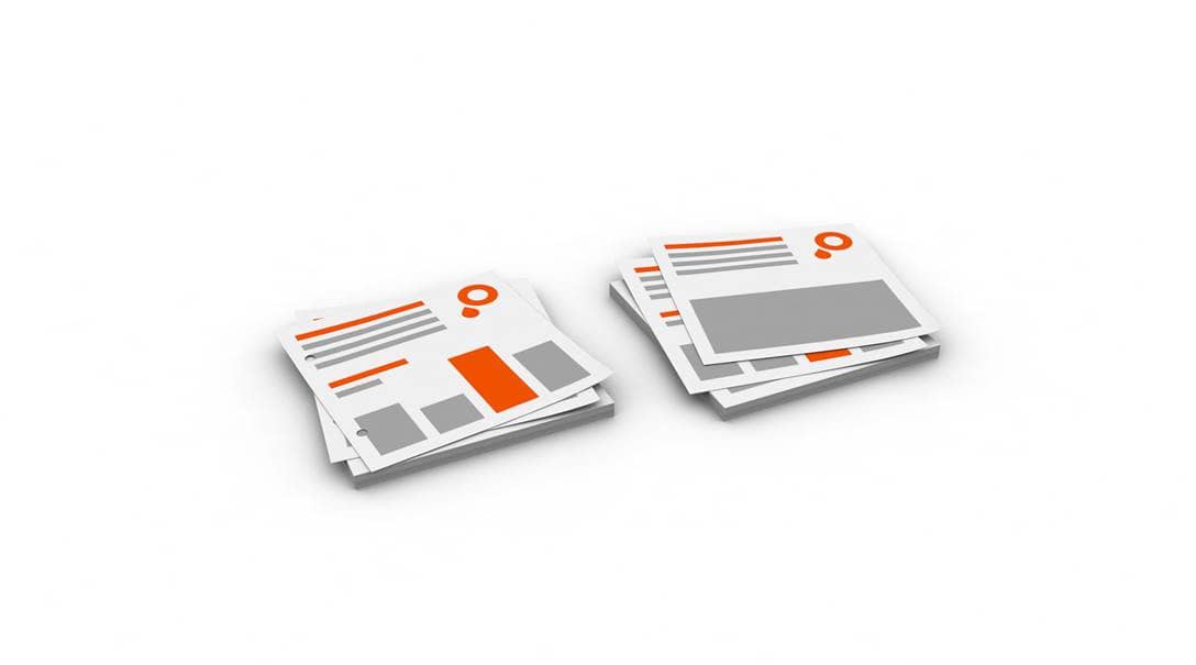 Multipage sans reliure carré