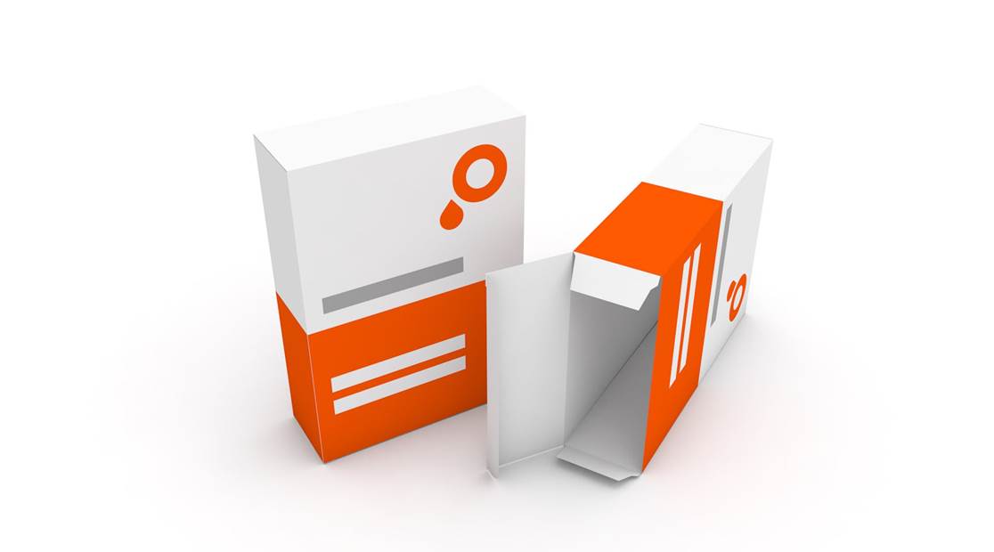 Boîte pliante onglet de verrouillage