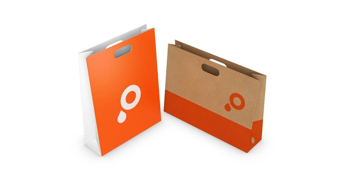 Sacs à poignées découpées