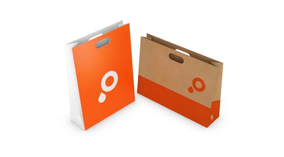 Sacs à poignées découpées