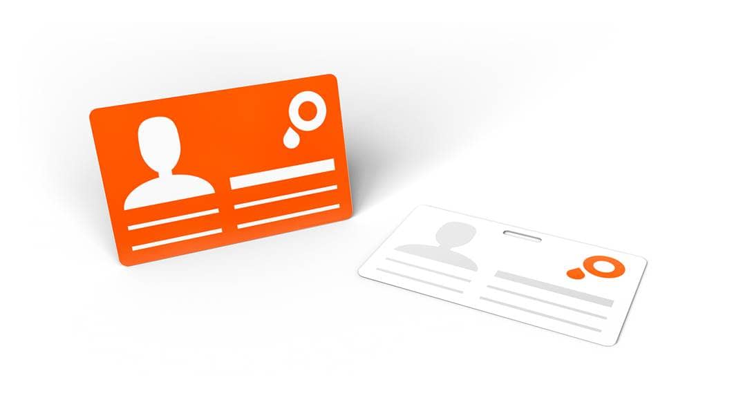 Cartes de visite en plastique