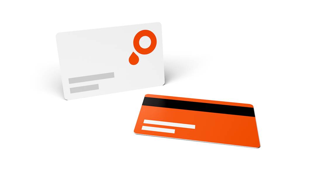 Cartes en plastique avec bande magnétique