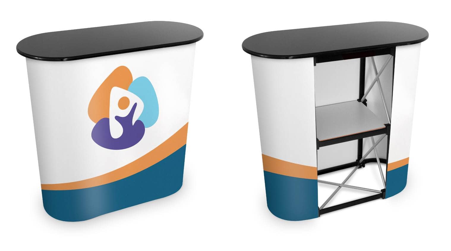 Comptoirs d'exposition PVC