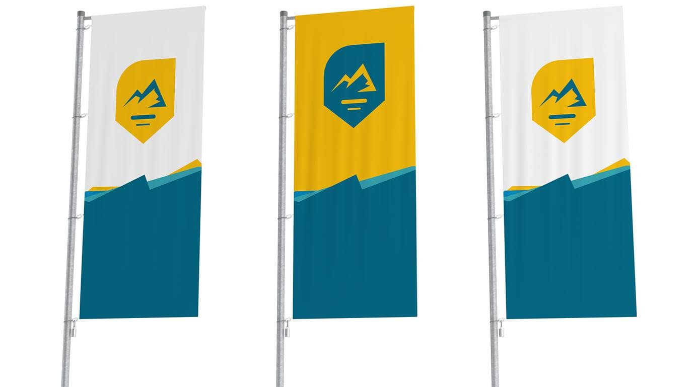 Drapeaux pour mât pour potence