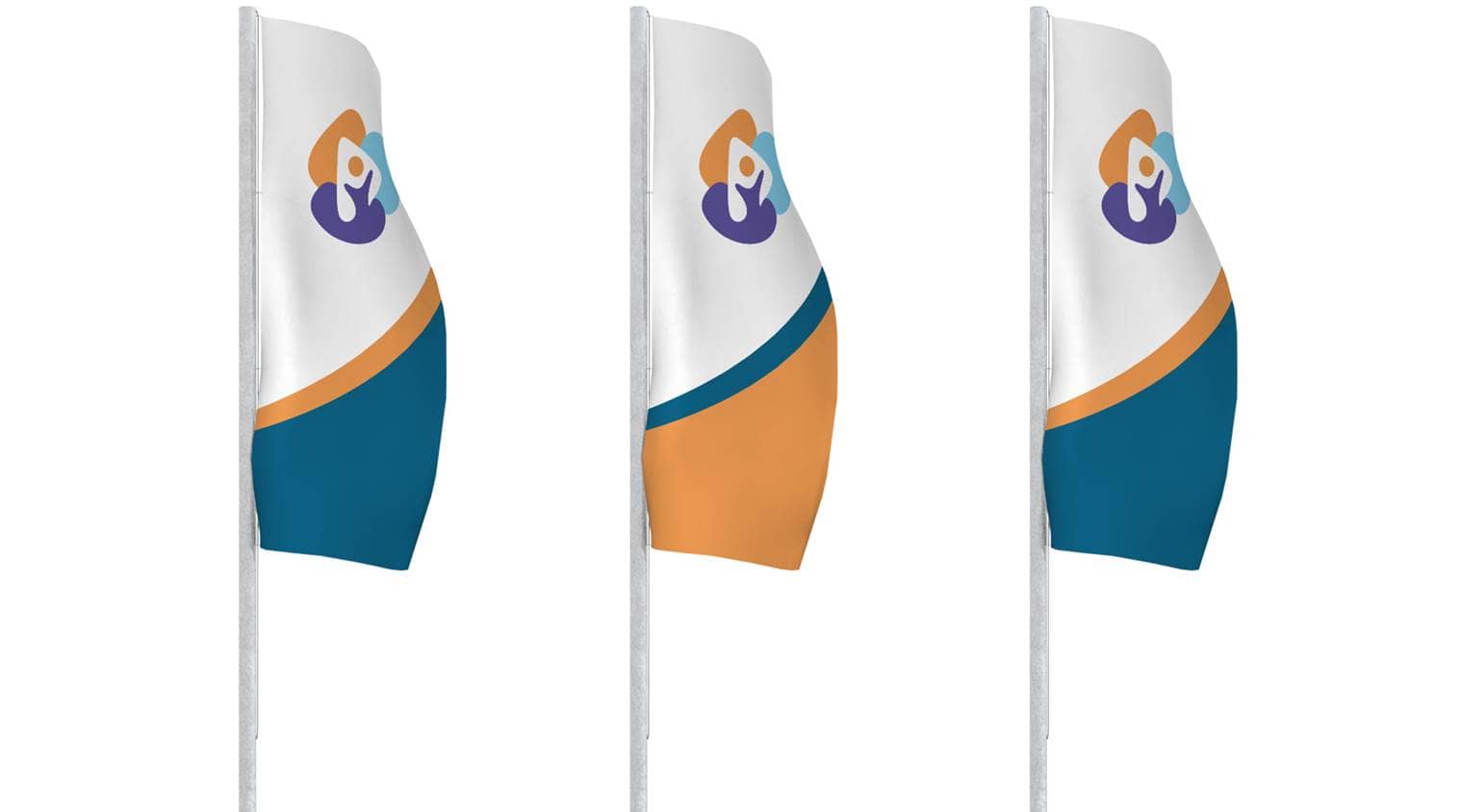 Drapeaux pour mât sans potence