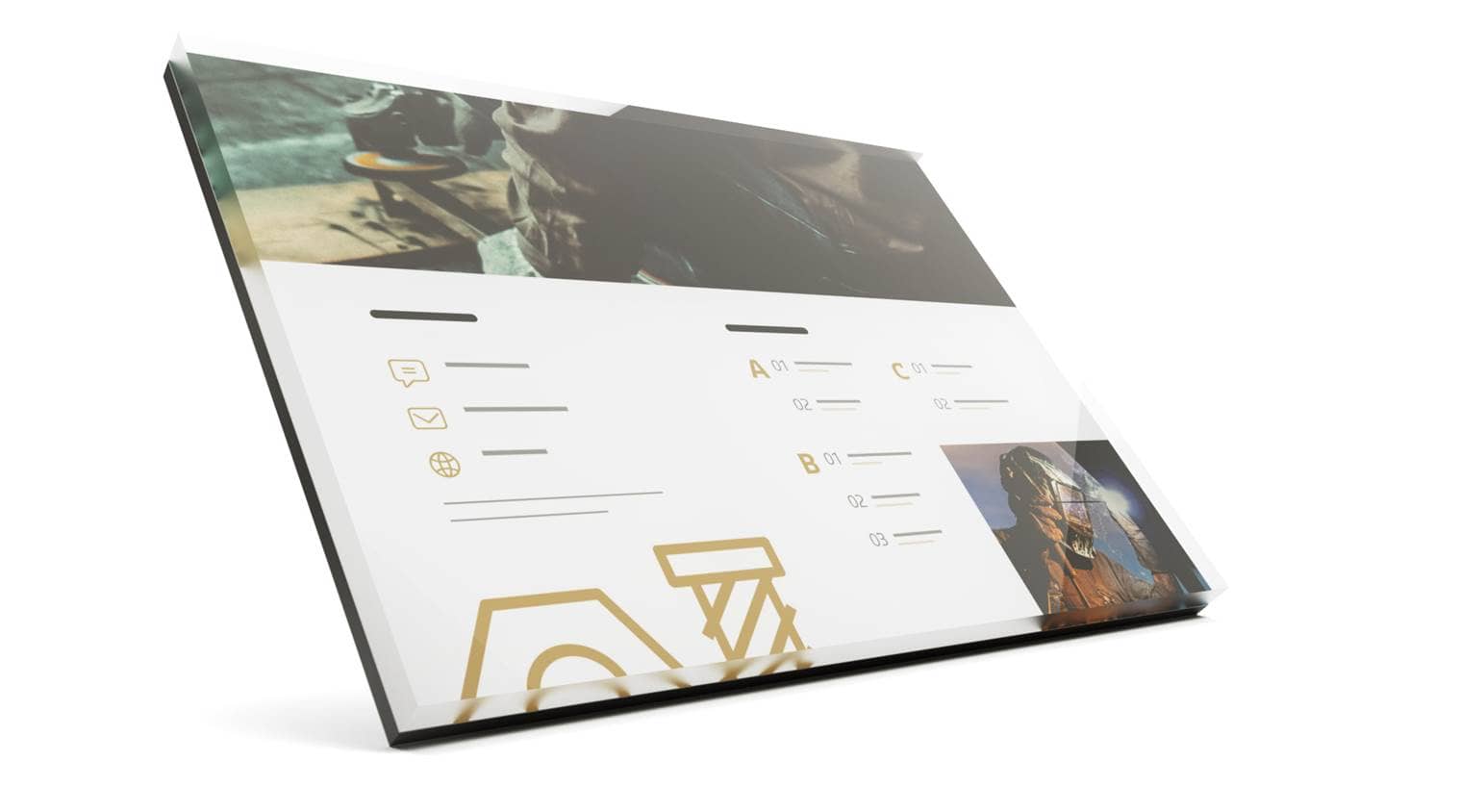 acrylique sur aluminium