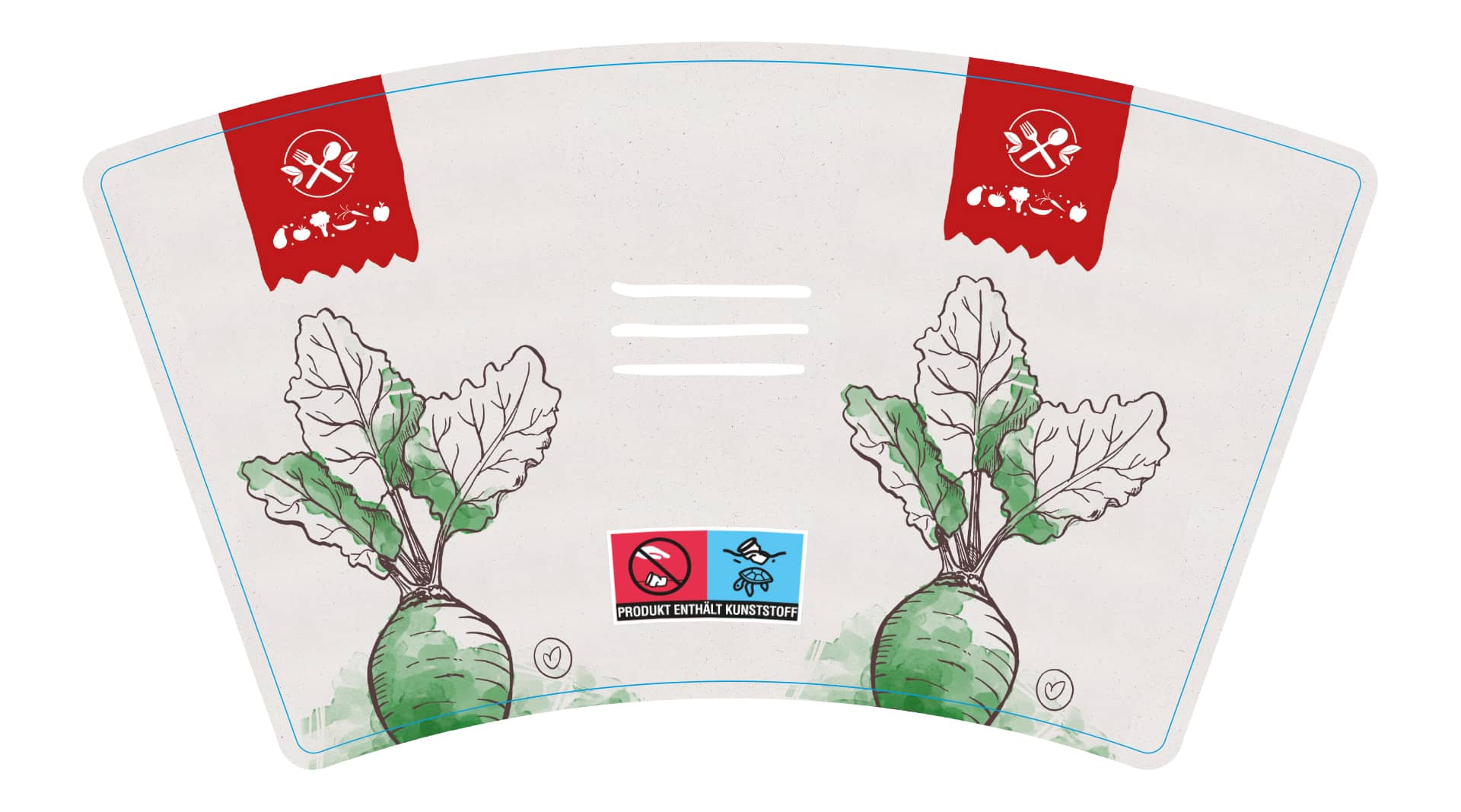 Gobelet avec marquage obligatoire